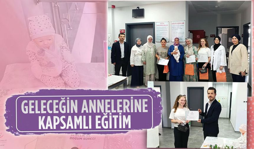 Karasu’da anne adaylarına kapsamlı gebe okulu eğitimi