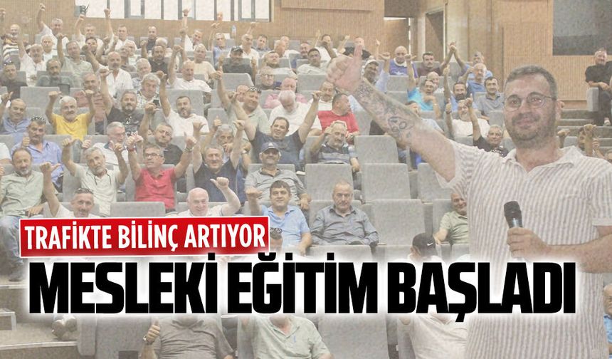 Karasu ve Kocaali şoförleri mesleki eğitimden geçiyor