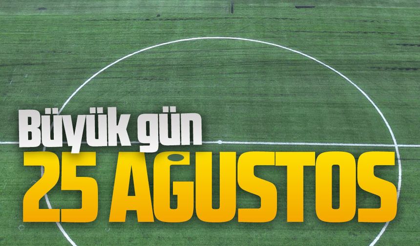 Karasuspor’da büyük gün 25 Ağustos