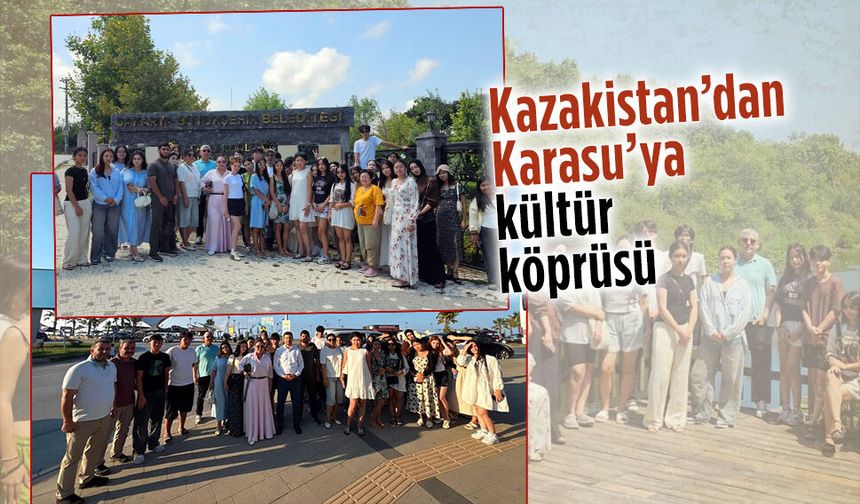 Kazakistanlı öğrenciler Karasu’da misafir edildi
