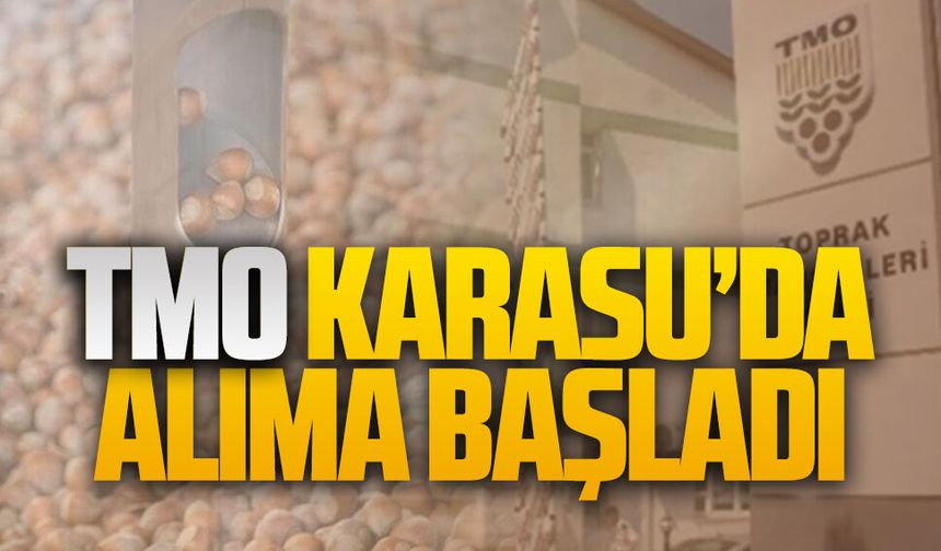 TMO Karasu’da alıma başladı
