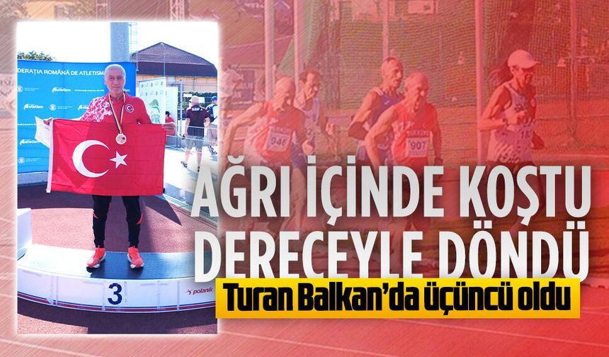 Ali Turan’dan Balkan Şampiyonası’nda üçüncülük