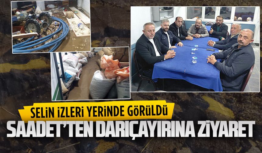 Saadet Partisi Darıçayırı’nı ziyaret etti