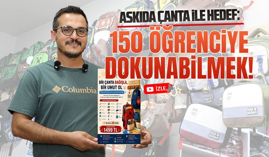 Elif Kitabevi’nden anlamlı kampanya: Askıda çanta!