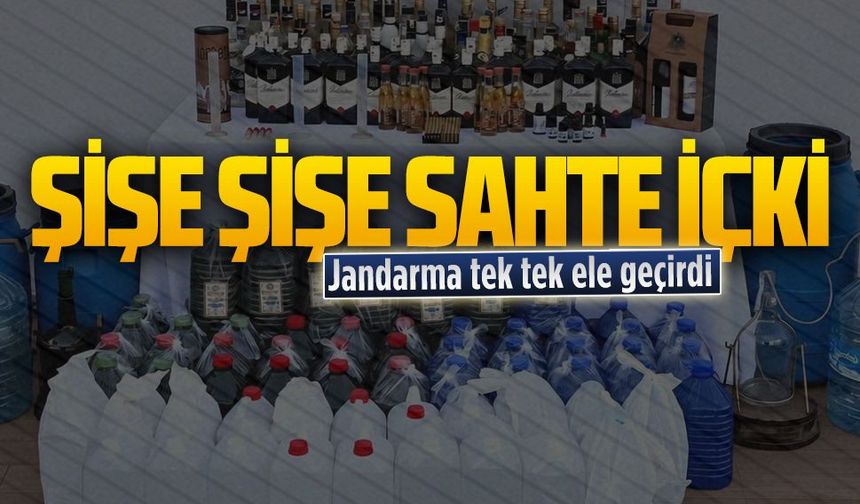Karasu’da sahte içki operasyonu