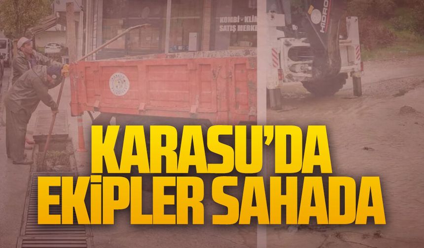 Başkan Sarı: Tüm ekiplerimizle sahadayız