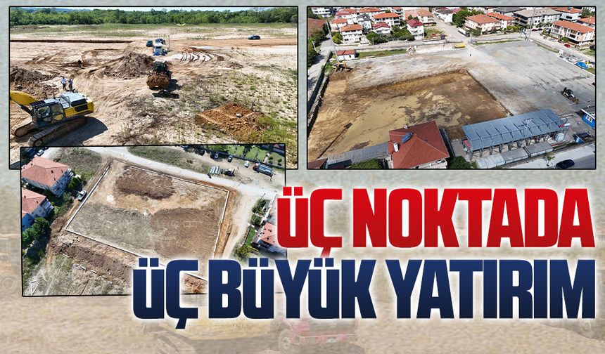Karasu’ya üç büyük spor yatırımı