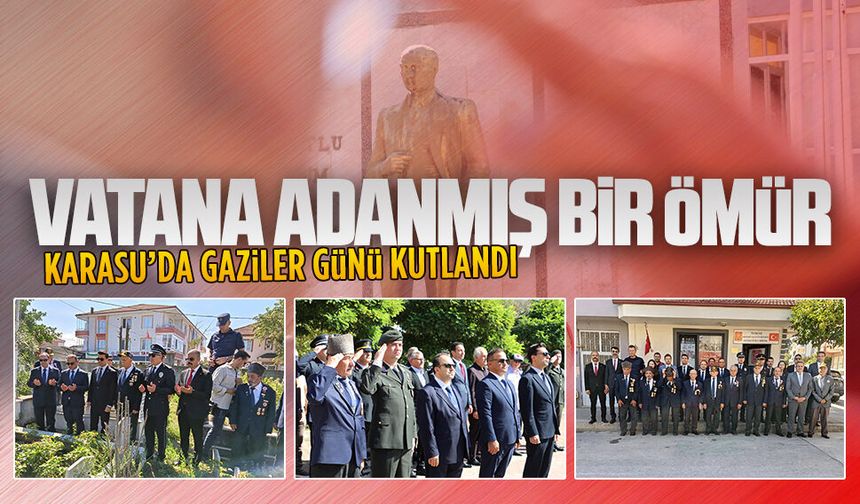 Karasu’da Gaziler Günü kutlandı