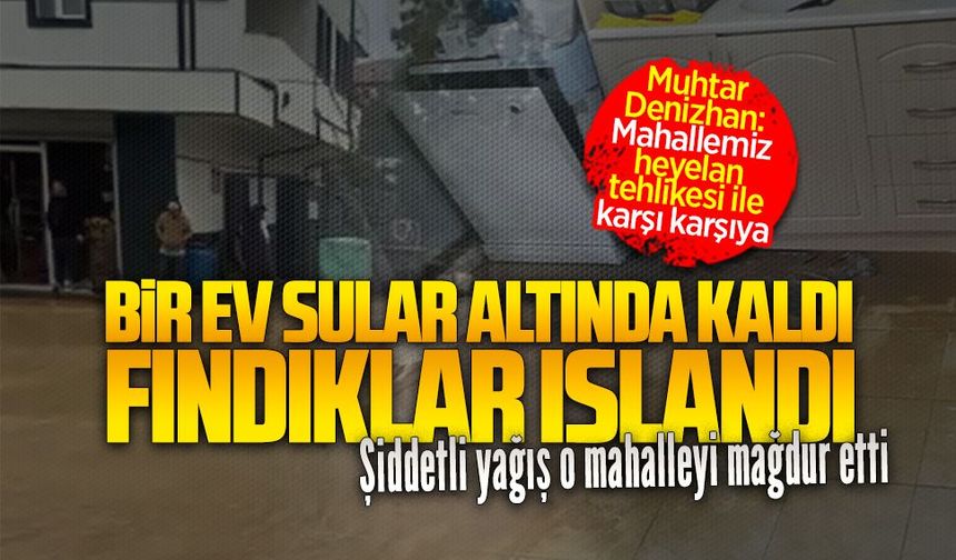 Şiddetli yağmur Hürriyet Mahallesi’ni mağdur etti
