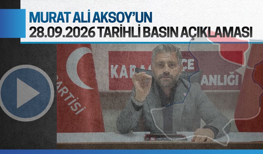 Murat Ali Aksoy: Bu düpedüz yolsuzluk, hırsızlıktır!
