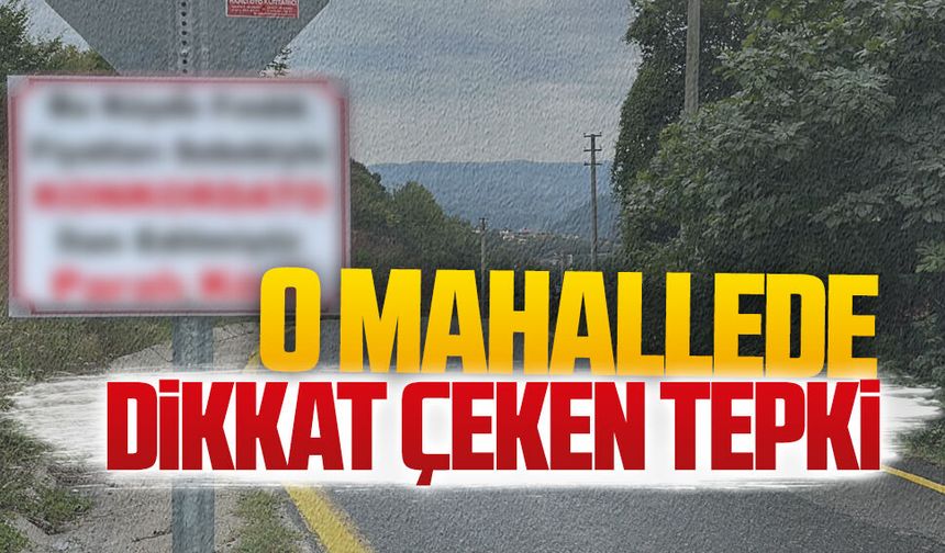 Paralı’da fındık fiyatları için dikkat çeken tabela