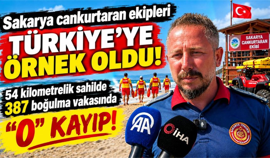 Sakarya’dan Türkiye’ye örnek oldular, hayat nöbetlerini sıfır kayıpla sonlandırdılar