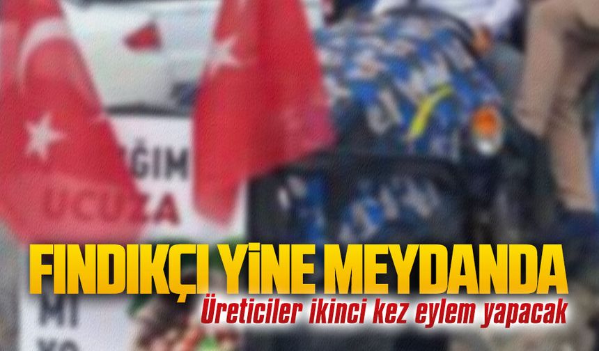Kocaali’de fındık üreticileri ikinci kez eylem yapacak