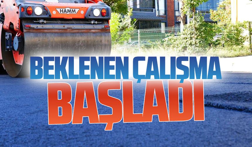 Karasu’da beklenen çalışma başladı