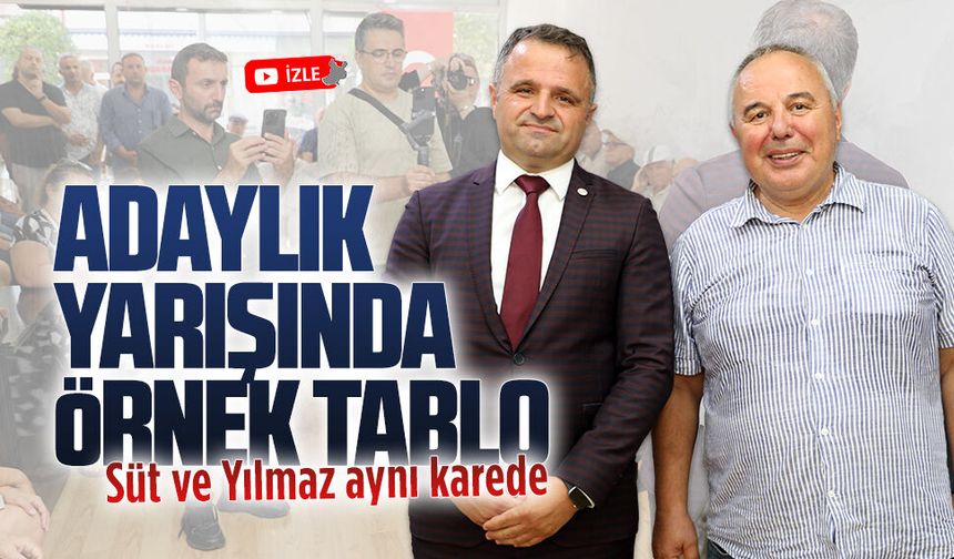 Aykut Süt ve Sabahattin Yılmaz, adaylık açıklaması programında bir araya geldi