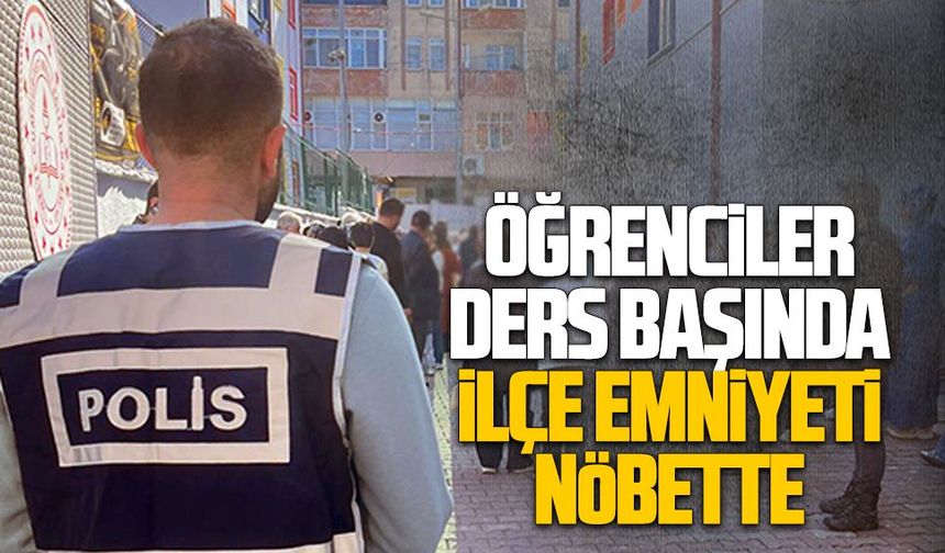 Karasu İlçe Emniyeti’nden okul çevrelerinde gün boyu güvenlik nöbeti