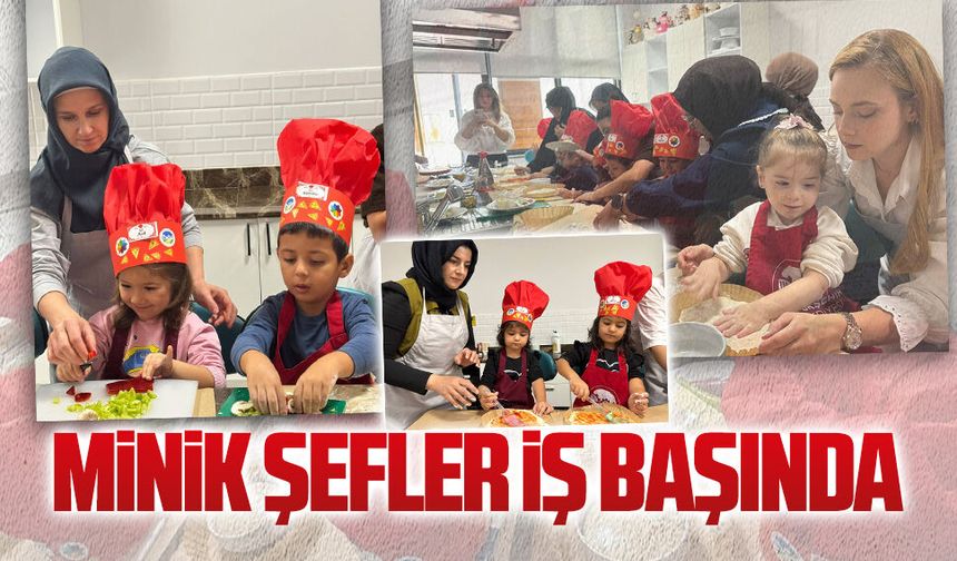 Karasu SGM’de minik şefler iş başında