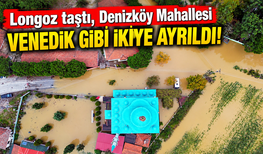 Acarlar Longozu taştı, Denizköy yolu kapandı