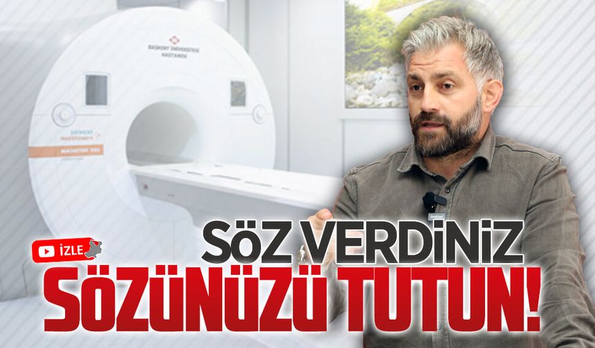 Murat Ali Aksoy: Söz verdiniz, sözünüzü tutun!