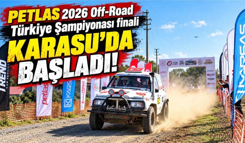 Türkiye Offroad Şampiyonası'nın 6.ayak yarışlarında Karasu etabı koşuluyor