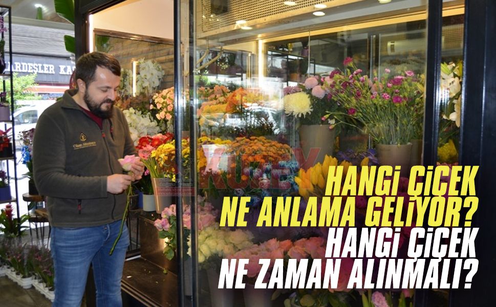 Cihan Altunkaya: Hangi çiçek ne anlama gelir?