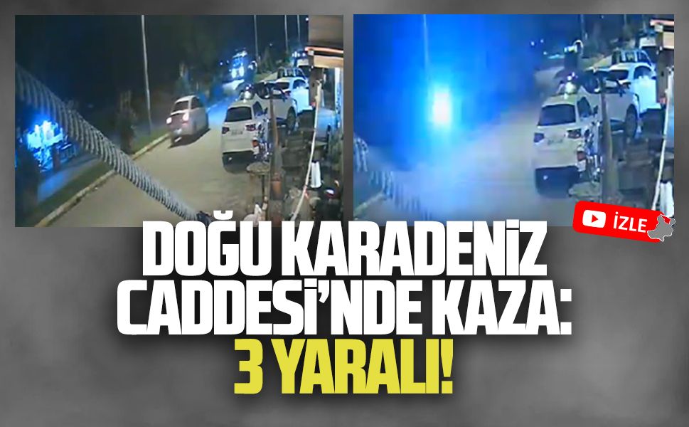 Karasu Doğu Karadeniz Caddesi’nde kaza: 3 yaralı