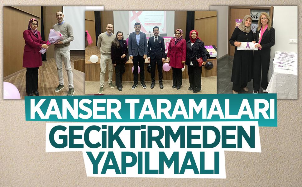 Karasu İlçe Sağlık Müdürlüğü’nden meme kanseri farkındalık ayı semineri