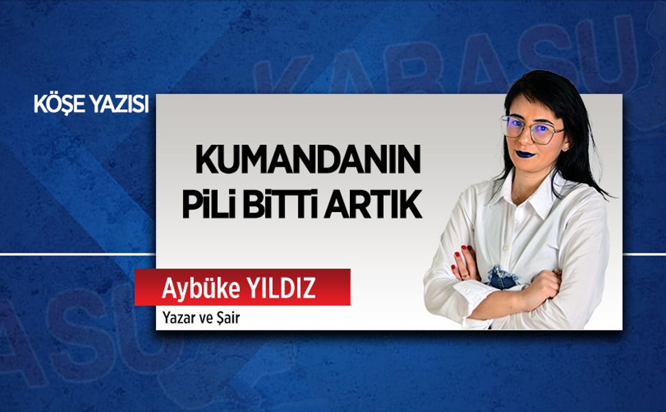 Kumandanın pili bitti artık