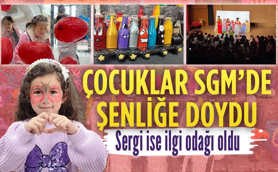 Karasu SGM’de hem şenlik hem sergi