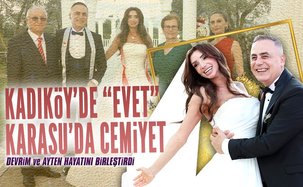 Devrim Ersöz ve Ayten Akardaş çifti evlendi