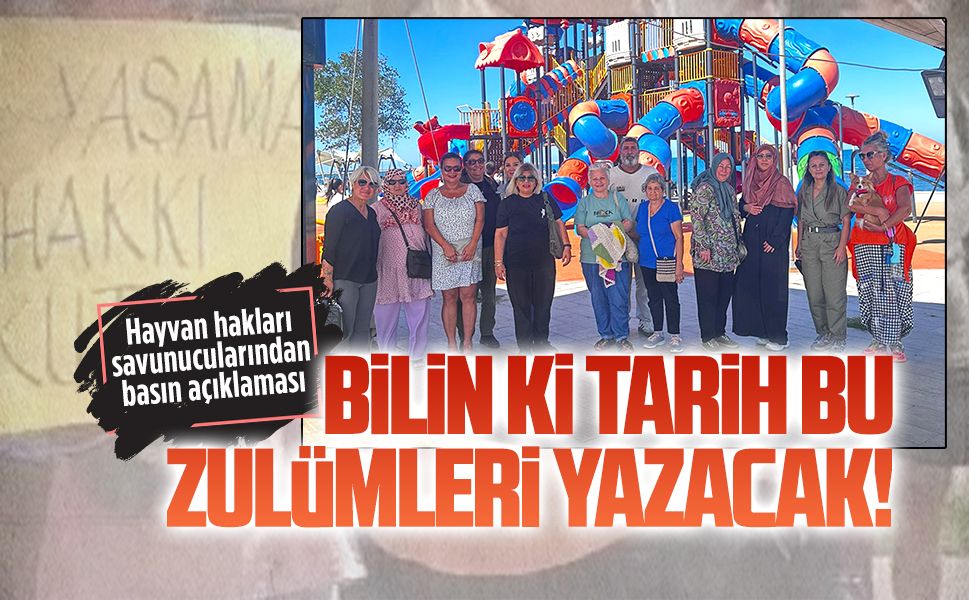 Hayvan hakları savunucuları Karasu’da basın açıklaması yaptı