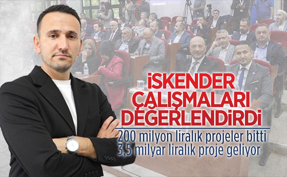 İlçe Başkanı Hakkı İskender çalışmaları değerlendirdi