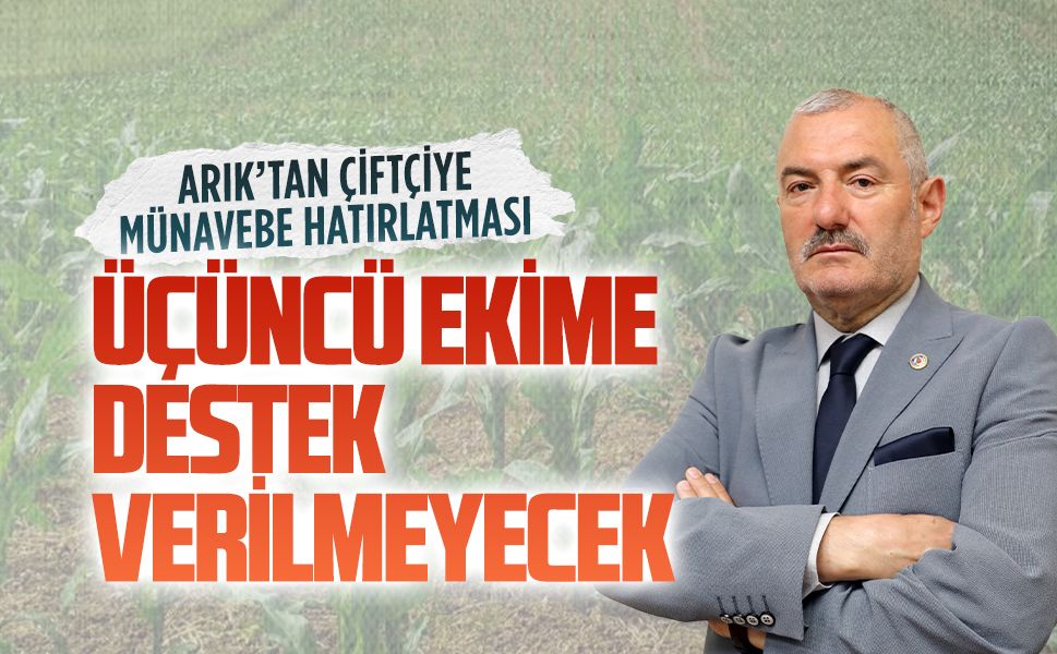 Karasu Ziraat Odası Başkanı Arık’tan ÇKS ve münavebe uyarısı