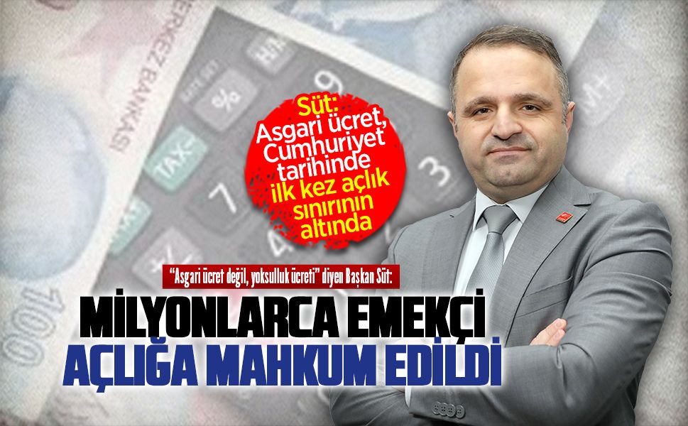 Başkan Aykut Süt’ten asgari ücret değerlendirmesi