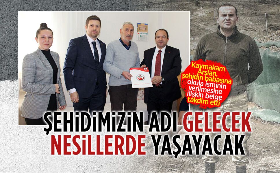 Kaymakam Arslan, Enşici ve Işık’tan şehit ailesine vefa ziyareti