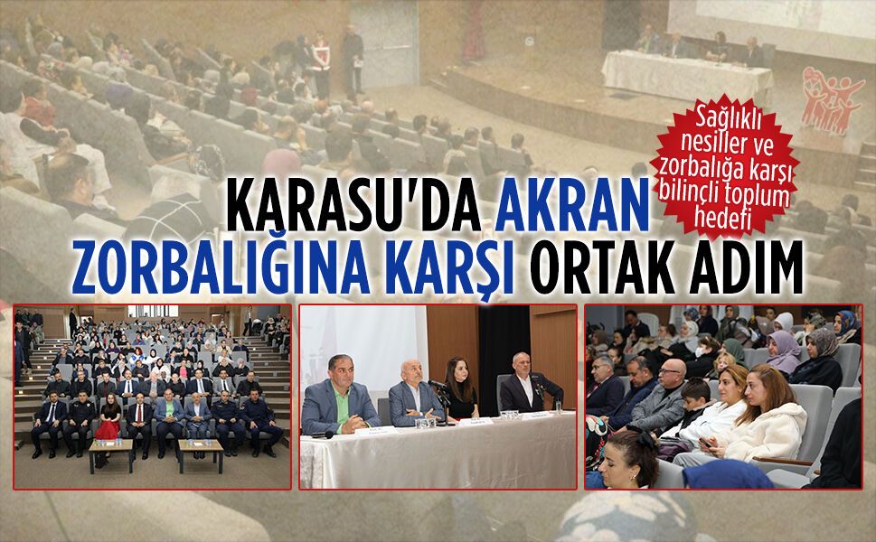 Karasu’da akran zorbalığına karşı büyük farkındalık paneli