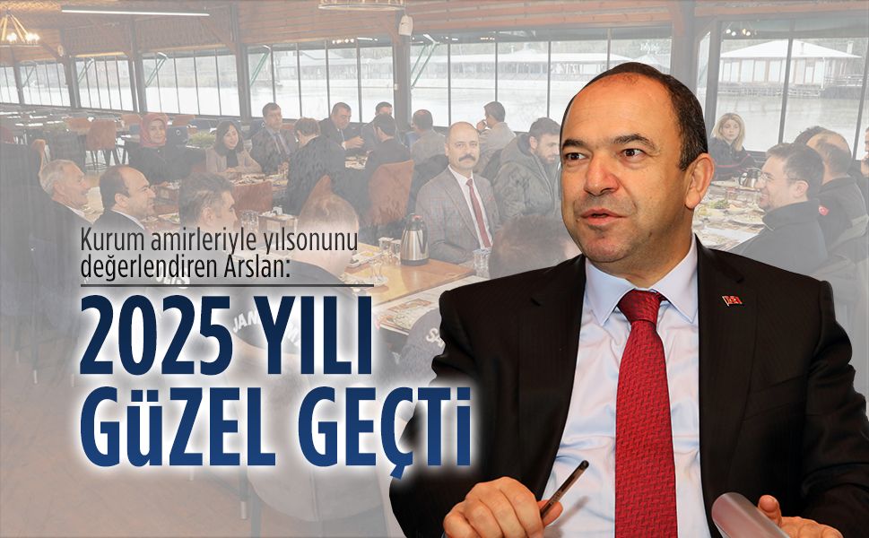 Kaymakam Arslan, kurum amirleriyle yılsonunu değerlendirdi