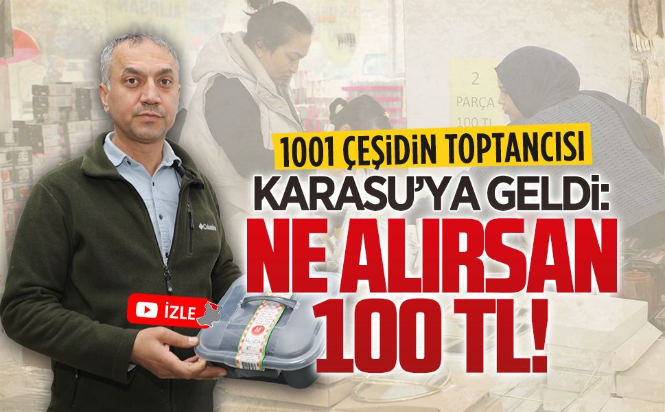 Tahtakale54 Karasu’da açıldı, açılışa özel ne alırsan 100 TL