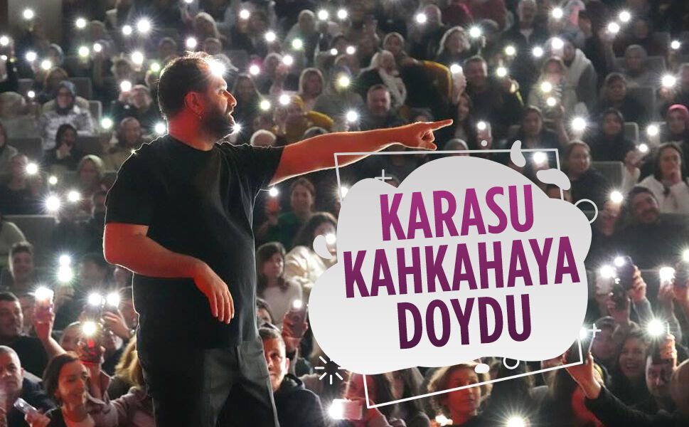 Karasu’da kahkaha dolu stand-up gecesi