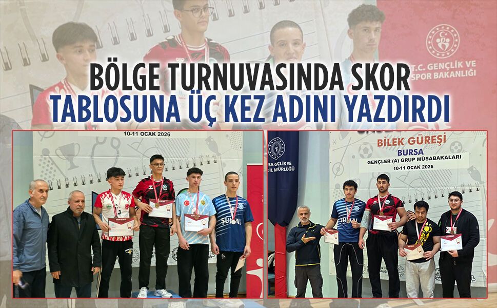 Şehit Üsteğmen İbrahim Abanoz Anadolu Lisesi, bölge turnuvasında üç kez derece aldı