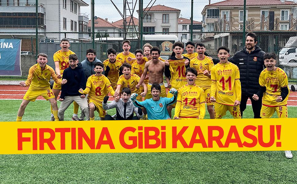 Fırtına gibi Karasu!