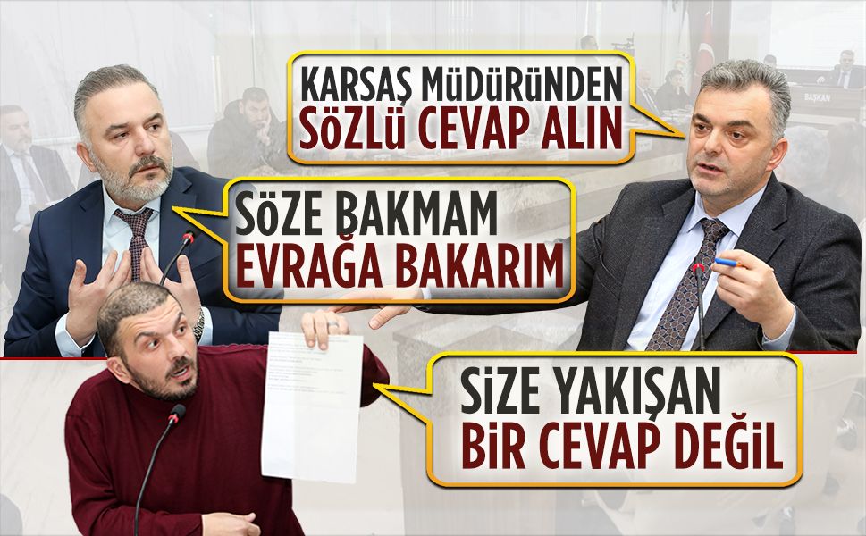 Karasu Belediye Meclisi’nde gündem dışı sözde kısa süreli gerginlik