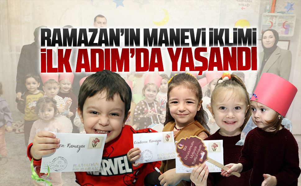 Karasu İlk Adım’ın minikleri Ramazan’ı davul ve manilerle karşıladı