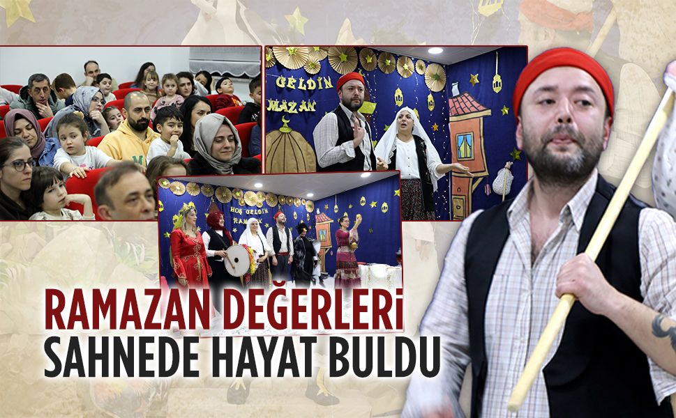 Gönüllü öğretmenler, miniklere Ramazan’ı tiyatroyla anlattılar