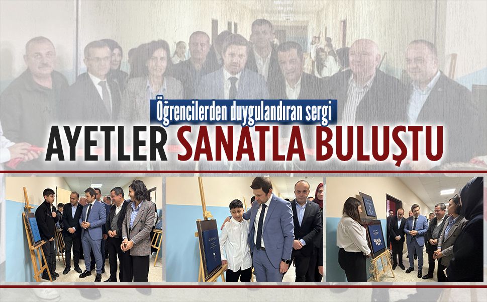 Şehit Ferhat Sözer Ortaokulu’ndan Mevlid-i Nebi haftasına özel anlamlı sergi