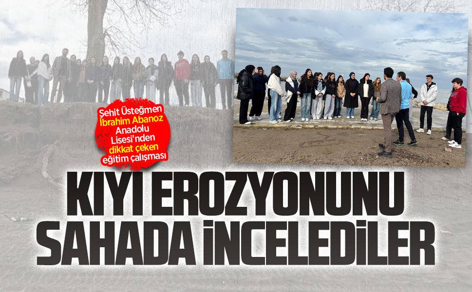 Şehit Üsteğmen İbrahim Abanoz Anadolu Lisesi’nden dikkat çeken eğitim çalışması