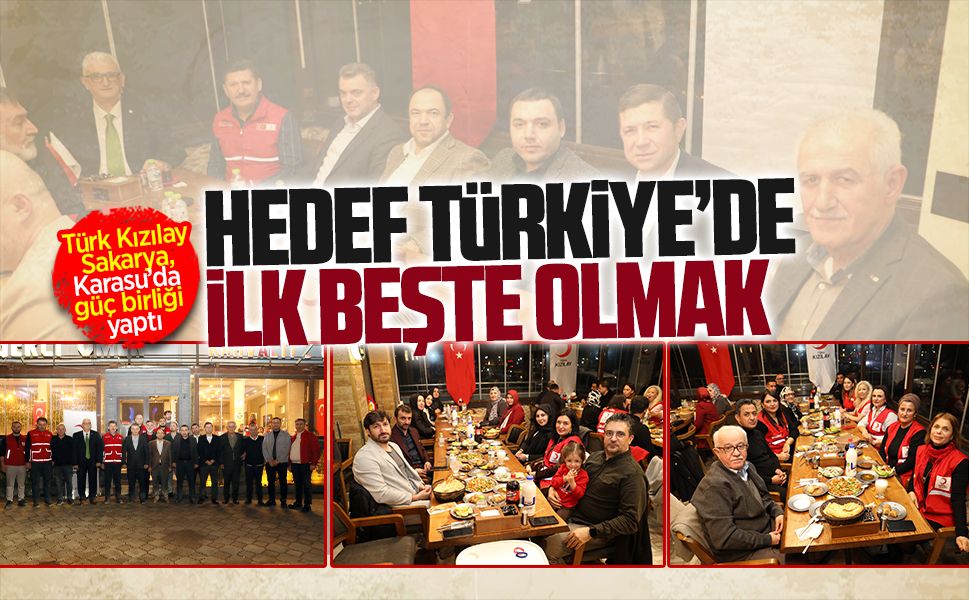 Türk Kızılay Sakarya İl Koordinasyon Toplantısı Karasu’da yapıldı