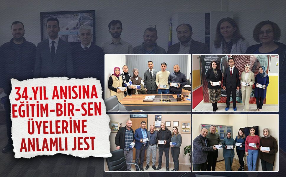 Eğitim-Bir-Sen Karasu’dan üyelere kuruluş yıldönümü hediyesi