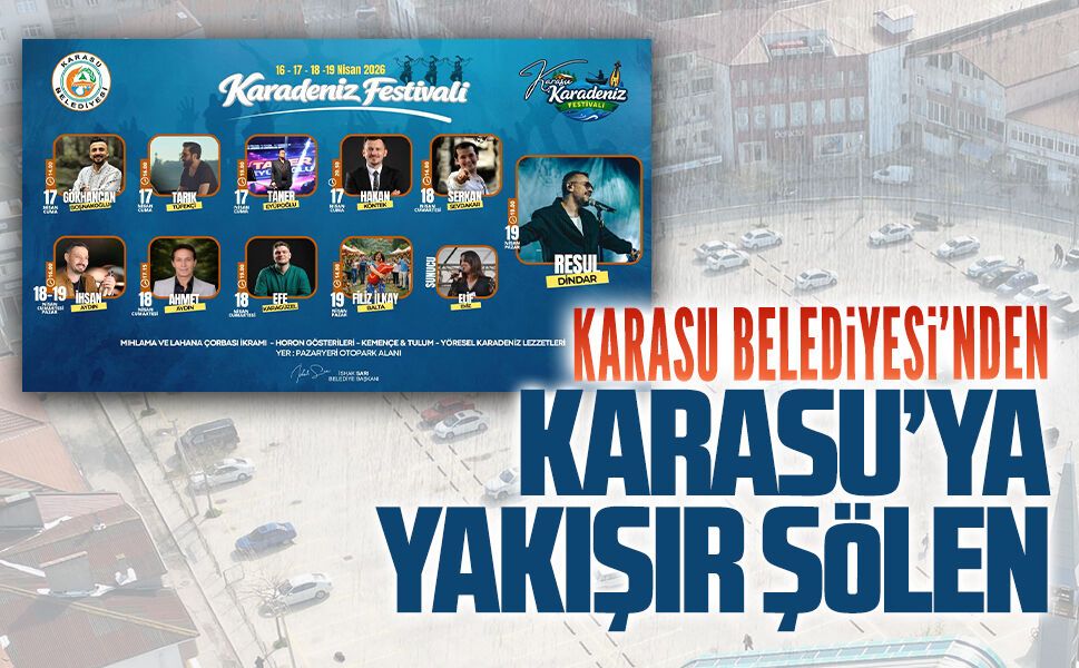 Karasu Belediyesi’nden Karadeniz Festivali