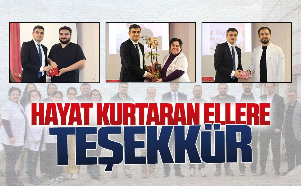 14 Mart Tıp Bayramı’nda Karasu Devlet Hastanesi’nde sağlık çalışanları unutulmadı